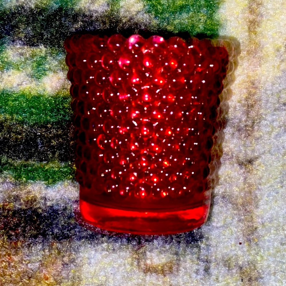 Bundle of two In This Sale red vintage glass